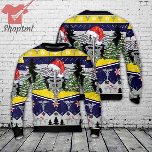 US Navy Hospital Corpsman Christmas Ugly Sweater