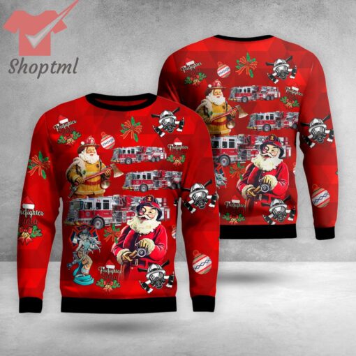 Vancouver British Columbia Vancouver Fire Department Christmas Ugly Sweater