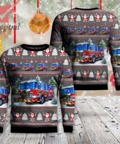 Youngsville Louisiana Youngsville Fire Department Christmas Ugly Sweater