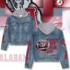 Arkansas Razorbacks They Not Like Us Hooded Denim Jacket