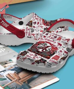 alabama crimson tide fear the tide crocs clogs shoes 2 PZy5Y