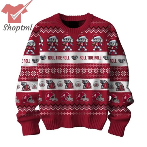 Alabama Crimson Tide Roll Tide Roll Ugly Christmas Sweater