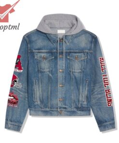 Alabama Crimson Tide They Not Like Us Hooded Denim Jacket