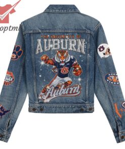 auburn tigers ncaa hooded denim jacket 3 v2Nwf