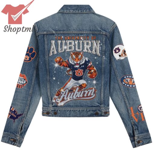 Auburn Tigers NCAA Hooded Denim Jacket