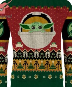 Baby Yoda Grogu Ugly Christmas Sweater