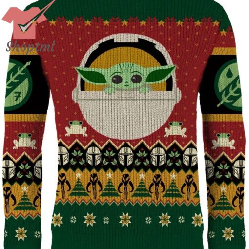 Baby Yoda Grogu Ugly Christmas Sweater