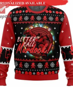 Better Call Murdock Daredevils Ugly Christmas Sweater