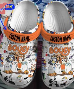 Booey Halloween Custom Name Crocs Clogs Shoes