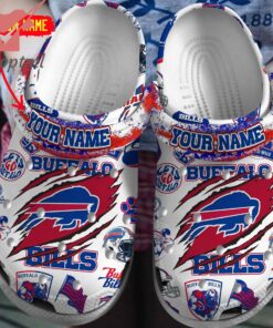 Buffalo Bills 2024 Custom Name Crocs Clogs