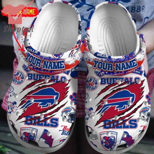 Buffalo Bills 2024 Custom Name Crocs Clogs