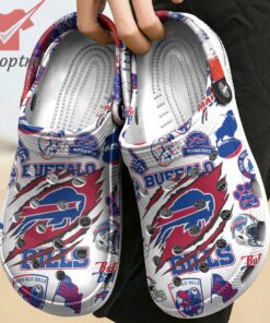 buffalo bills 2024 custom name crocs clogs 3 aDzDf