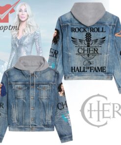 Cher Rock & Roll Hall of Fame Hooded Denim Jacket