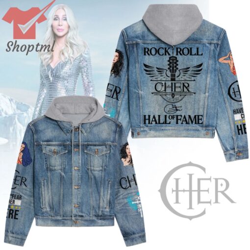 Cher Rock & Roll Hall of Fame Hooded Denim Jacket