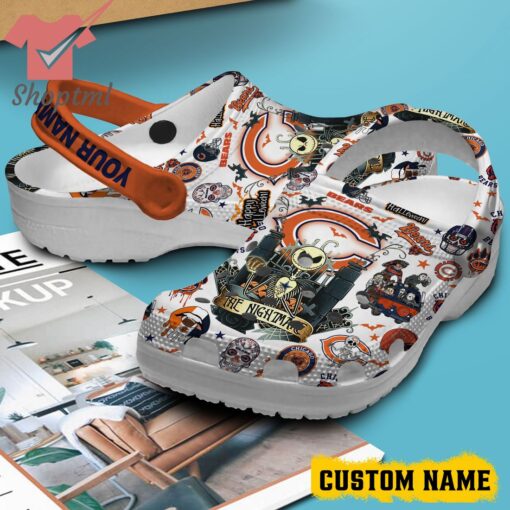 Chicago Bears Happy Halloween Personalized Crocs Clogs Shoes