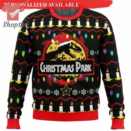 Christmas Park Jurassic Parks Ugly Christmas Sweater