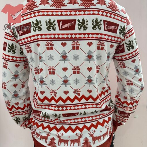 Coors Light Banquet Beer Ugly Christmas Sweater