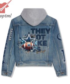 dallas cowboys they not like us hooded denim jacket 3 lEq3l