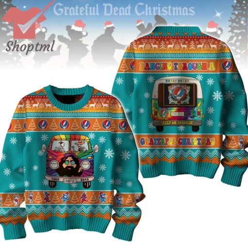 Dancing Through A Grateful Christmas Ugly Christmas Sweater