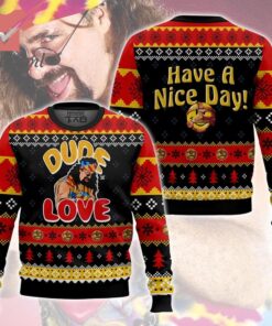 Dude Love Mick Foley Ugly Christmas Sweater