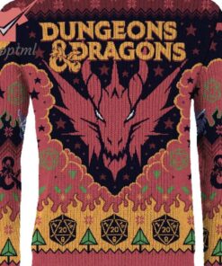 Dungeons & DragonsSeven Dice A-Rolling Ugly Christmas Sweater