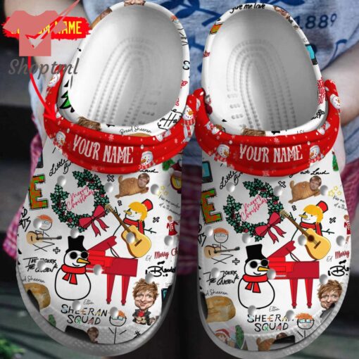 Ed Sheeran Merry Christmas Personalized Crocs Clogs Shoes