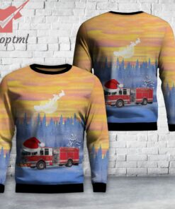 Ephrata Pennsylvania Farmersville Fire Company Christmas Ugly Sweater