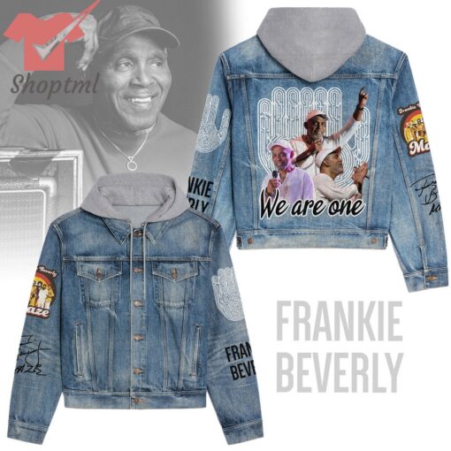 Frankie Beverly We Are One Hooded Denim Jacket