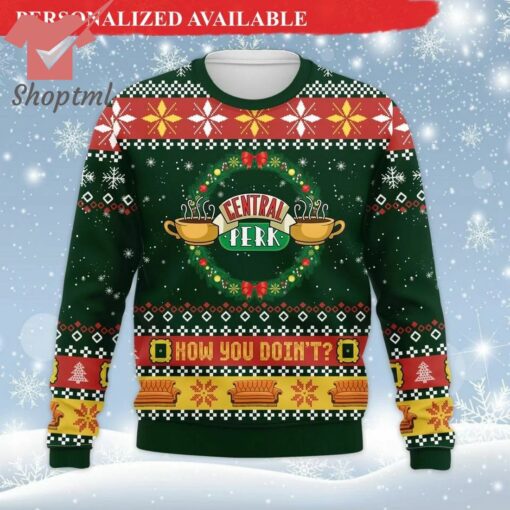 Friend Movie Central Perk How’s You Don’t Ugly Christmas Sweater