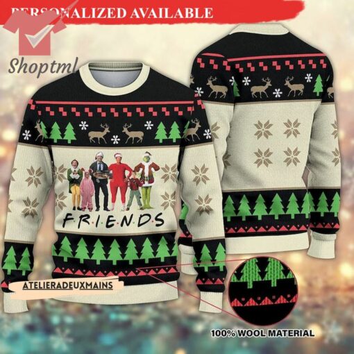 Funny Friends Movies Ugly Christmas Sweater