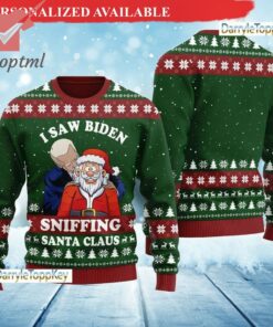 Funny Joe Biden Santa Claus Ugly Christmas Sweater