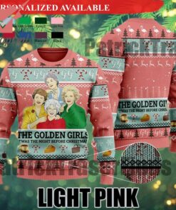 Golden Women Friends Ugly Christmas Sweater