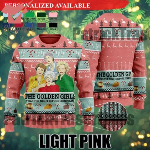 Golden Women Friends Ugly Christmas Sweater