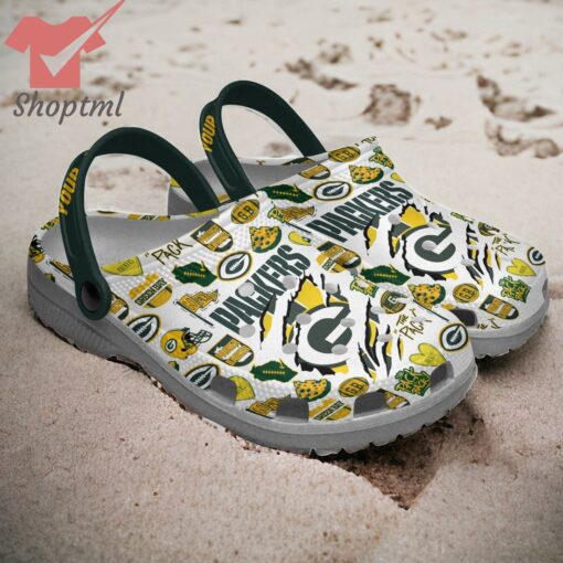 Green Bay Packers 2024 custom name crocs clogs