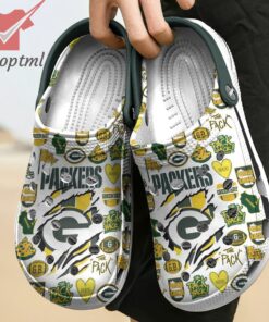 green bay packers 2024 custom name crocs clogs 3 YL8q5