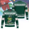 Grinch Drinks Crown Royal Ugly Christmas Sweater