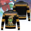 Grinch Drinks Hamm’s Beer Ugly Christmas Sweater