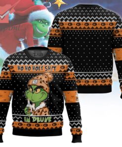 Grinch Drinks Tito’s Ugly Christmas Sweater