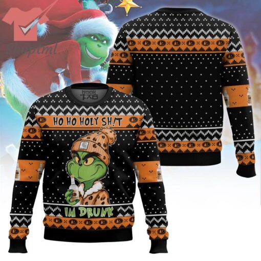 Grinch Drinks Tito’s Ugly Christmas Sweater