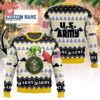 Grinch x US Coast Guard Custom Name Ugly Christmas Sweater