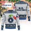 Personalized Grinch x US Army Ugly Christmas Sweater