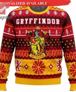 Gryffindors House Ugly Christmas Sweater