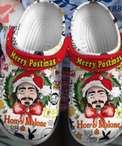 Home Malone Merry Postmas Crocs Clogs Shoes