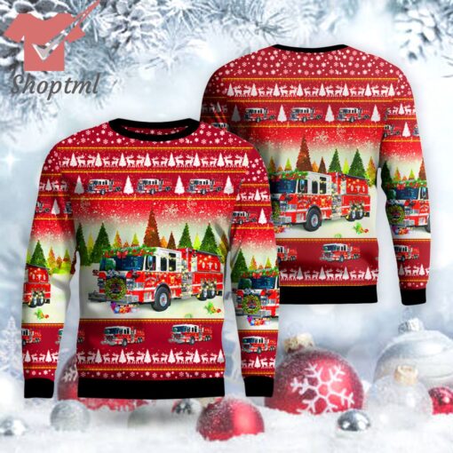 Honey Brook Fire Company Honey Brook Pennsylvania Christmas Ugly Sweater