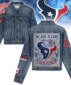 Houston Texans We Are Texans Hooded Denim Jacket