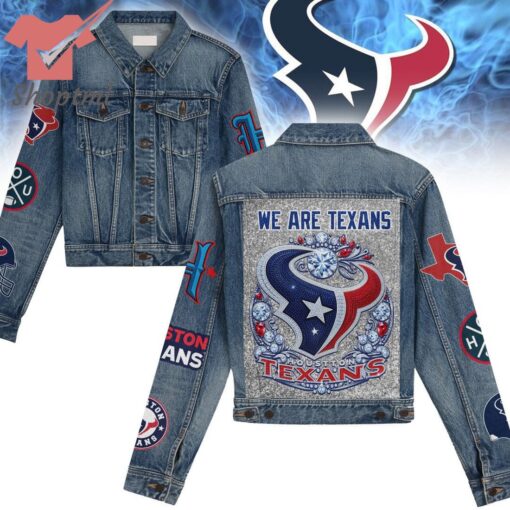 Houston Texans We Are Texans Hooded Denim Jacket