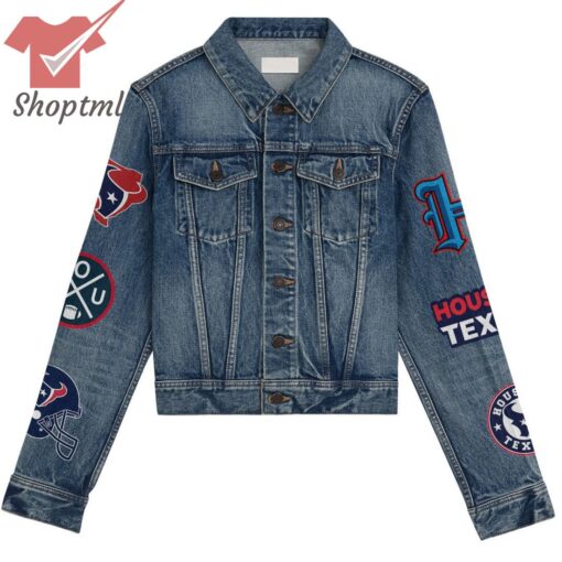 Houston Texans We Are Texans Hooded Denim Jacket