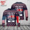 Concrete Mixer Tropical Ugly Christmas Sweater