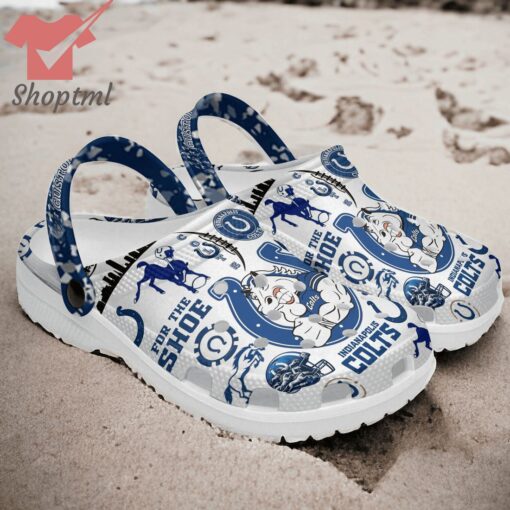 Indianapolis Colts 2024 custom name crocs clogs