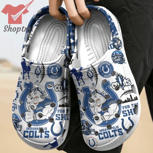 Indianapolis Colts 2024 custom name crocs clogs